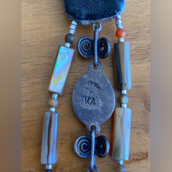 Beautiful Vintage Taxco Sterling 925 and Abalone Bracelet - Picture 14 of 15